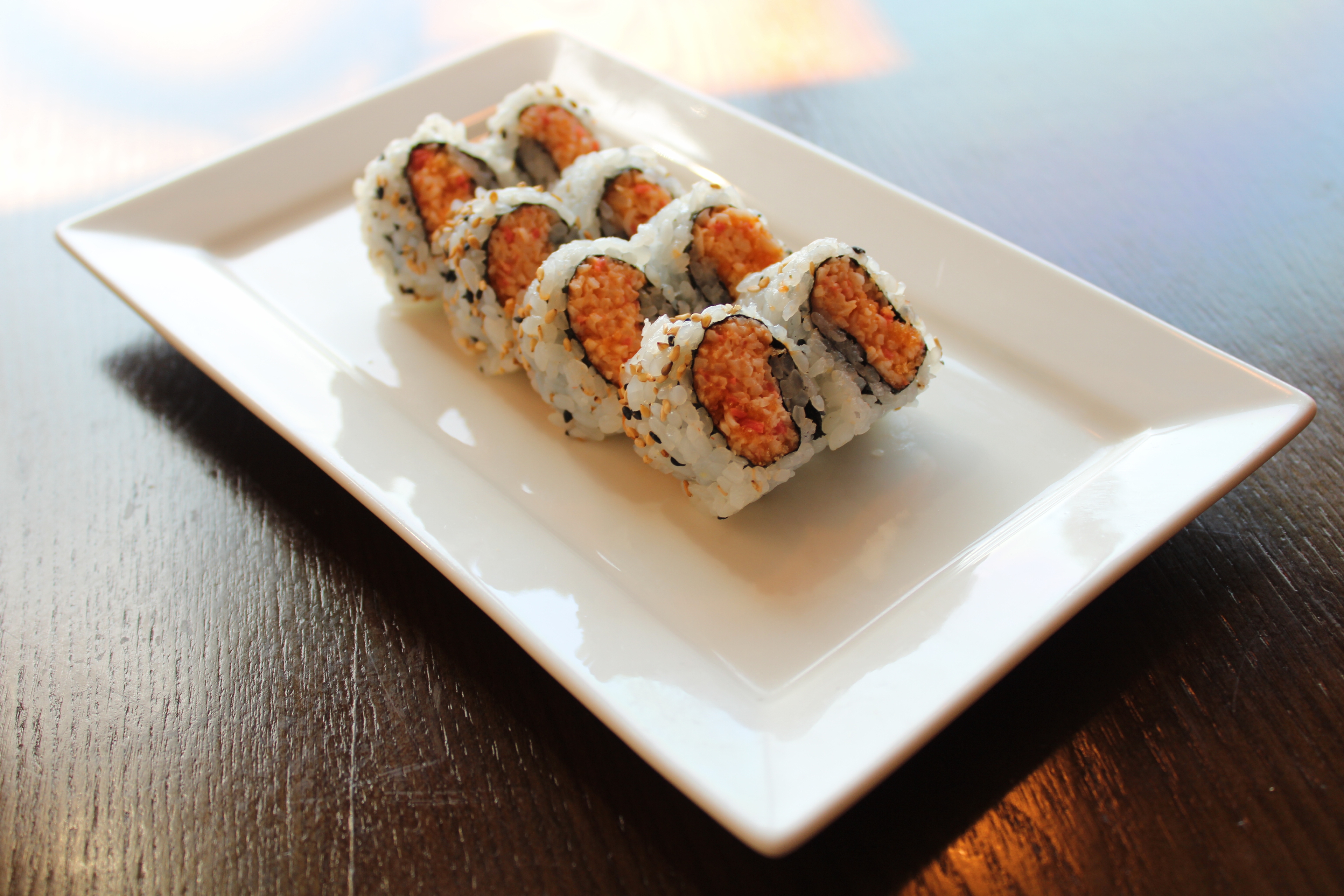 Order Spicy Crab Roll food online from Sushi Snob store, Jacksonville on bringmethat.com