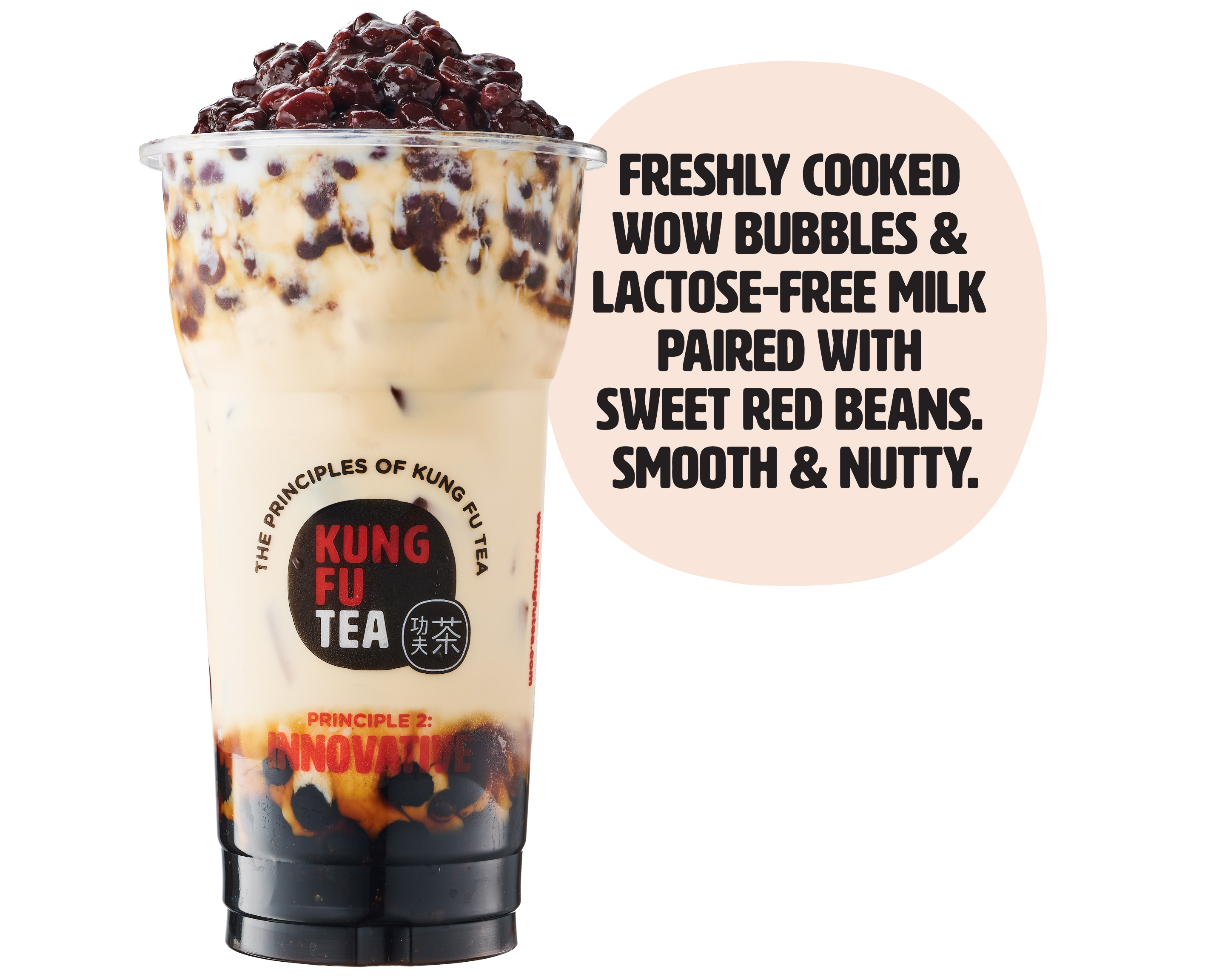 Order Red Bean Wow Milk food online from Kung Fu Tea store, Cleveland on bringmethat.com