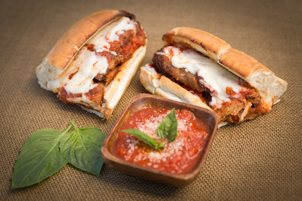 Order Eggplant Parmesan Sub food online from Jeb Pizza store, Troy on bringmethat.com