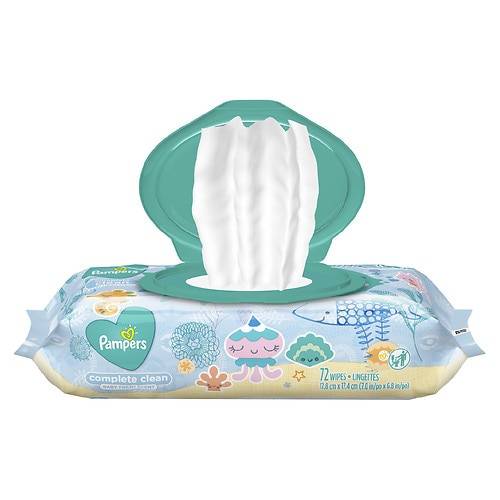 Order Pampers Baby Wipes Scented - 72.0 ea food online from Walgreens store, FAIRBANKS on bringmethat.com