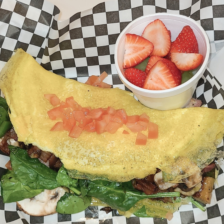 Order The Create Your Own Omelet food online from R & R Breakfast Spot store, Chino on bringmethat.com