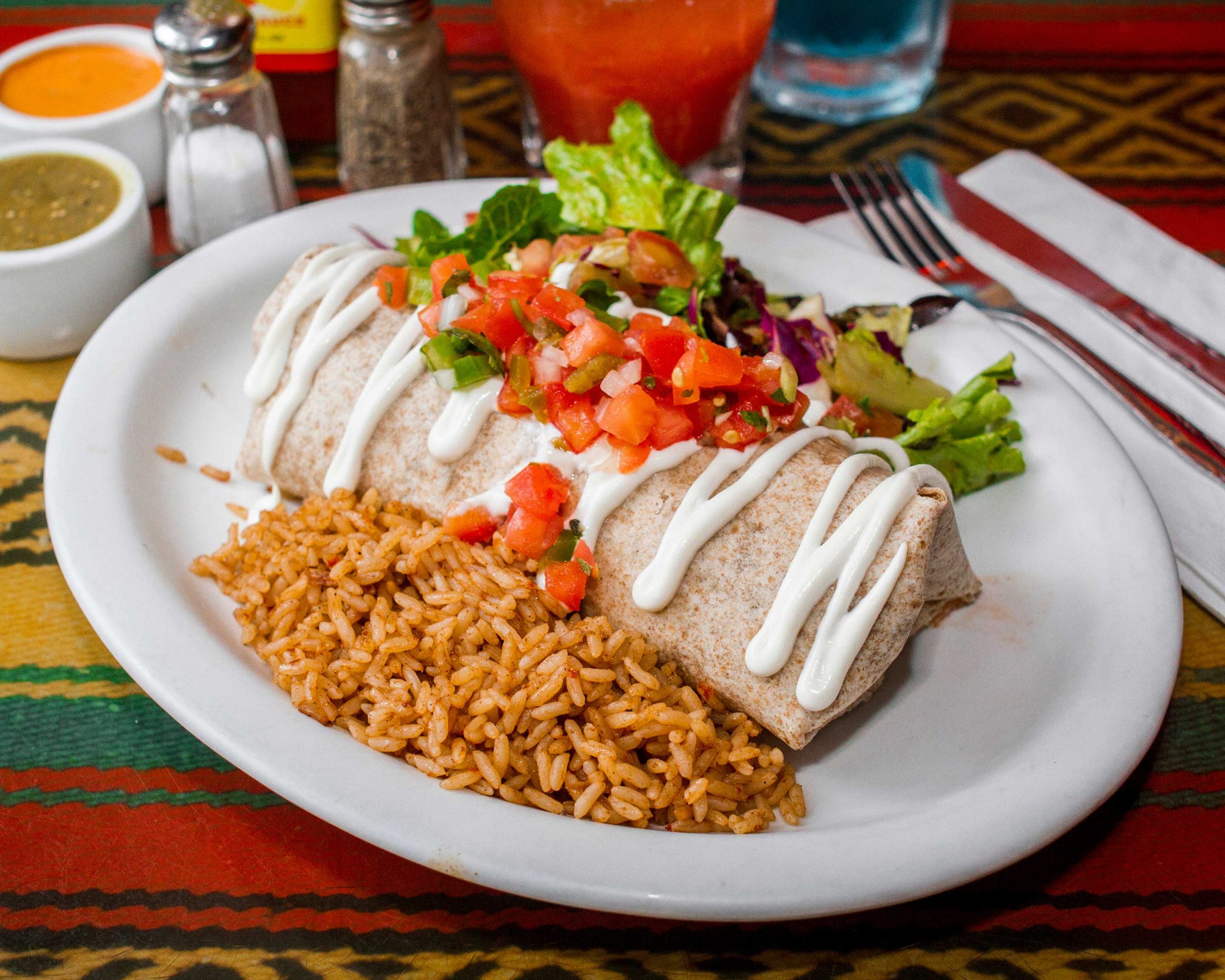 Order Harvest Moon Burrito food online from Baby Bo's Cantina store, New York on bringmethat.com