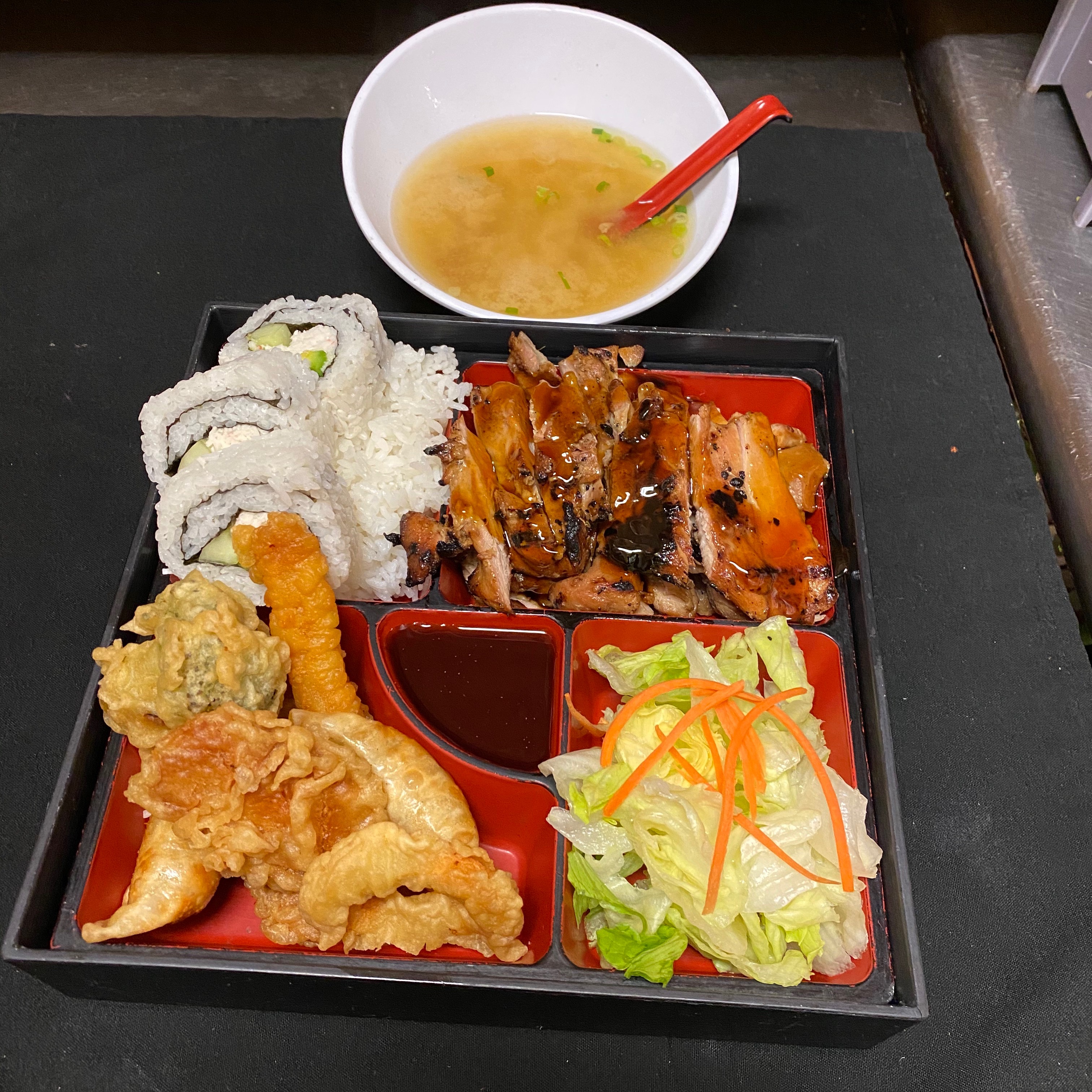 Order Chicken Bento Box food online from Joy Teriyaki store, Troutdale on bringmethat.com