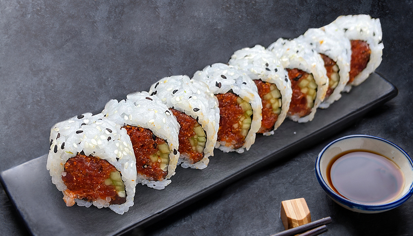 Order 19. Spicy Tuna Roll  food online from Ky Sushi store, Irvine on bringmethat.com