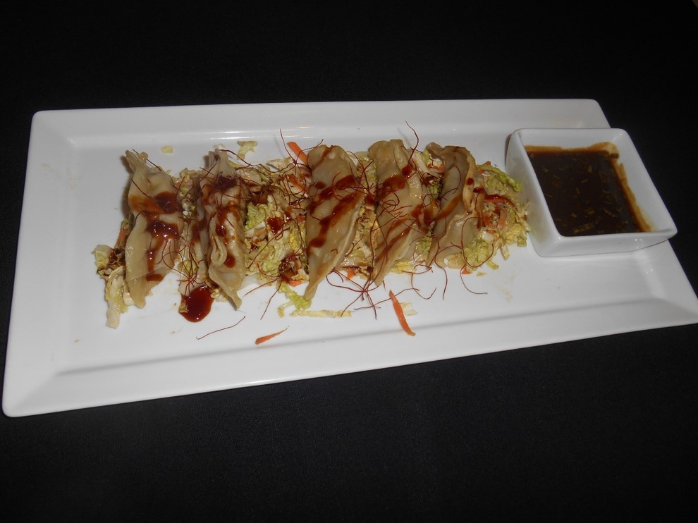 Order Pork Pot Stickers food online from Emmett Brewing Company store, West Dundee on bringmethat.com
