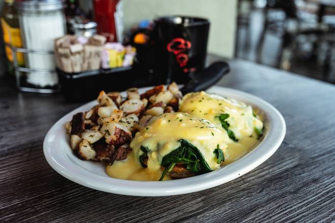 Order Florentine Benedict food online from Biscuits Café store, Canby on bringmethat.com
