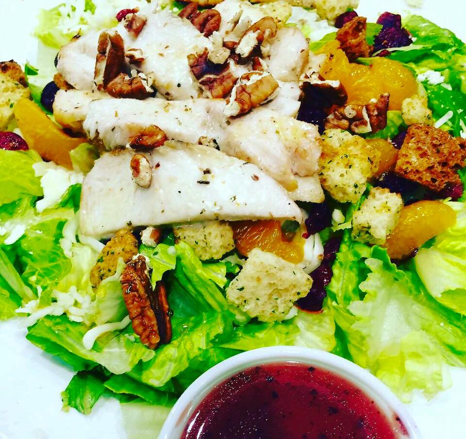 Order Pecan Chicken Salad food online from Rachetti Cafe & Pizzeria store, Flowery Branch on bringmethat.com
