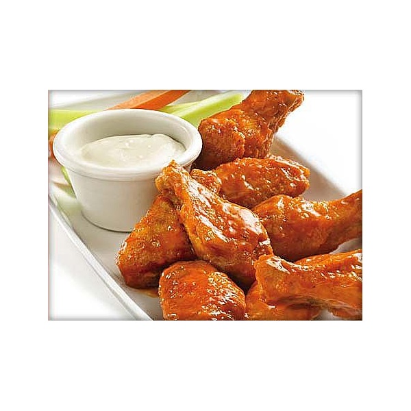 Order Buffalo Chicken Wings food online from La Val's Pizza store, Albany on bringmethat.com