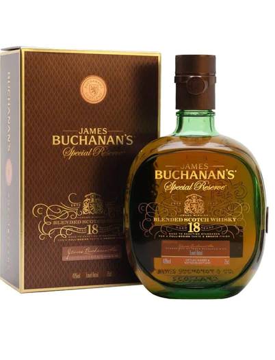 Order James Buchanan's 18 Year Old Special Reserve Blended Scotch Whisky 750ml food online from Windy City Liquor Market store, El Cajon on bringmethat.com