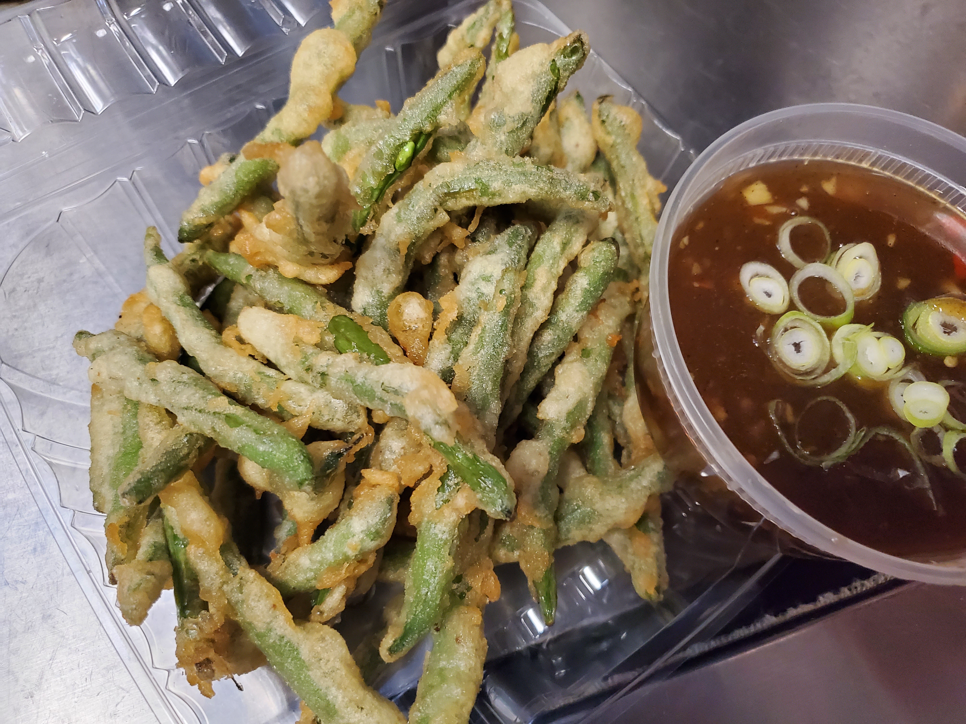 Order Crispy Green Beans food online from Pick Thai To Go store, Crofton on bringmethat.com