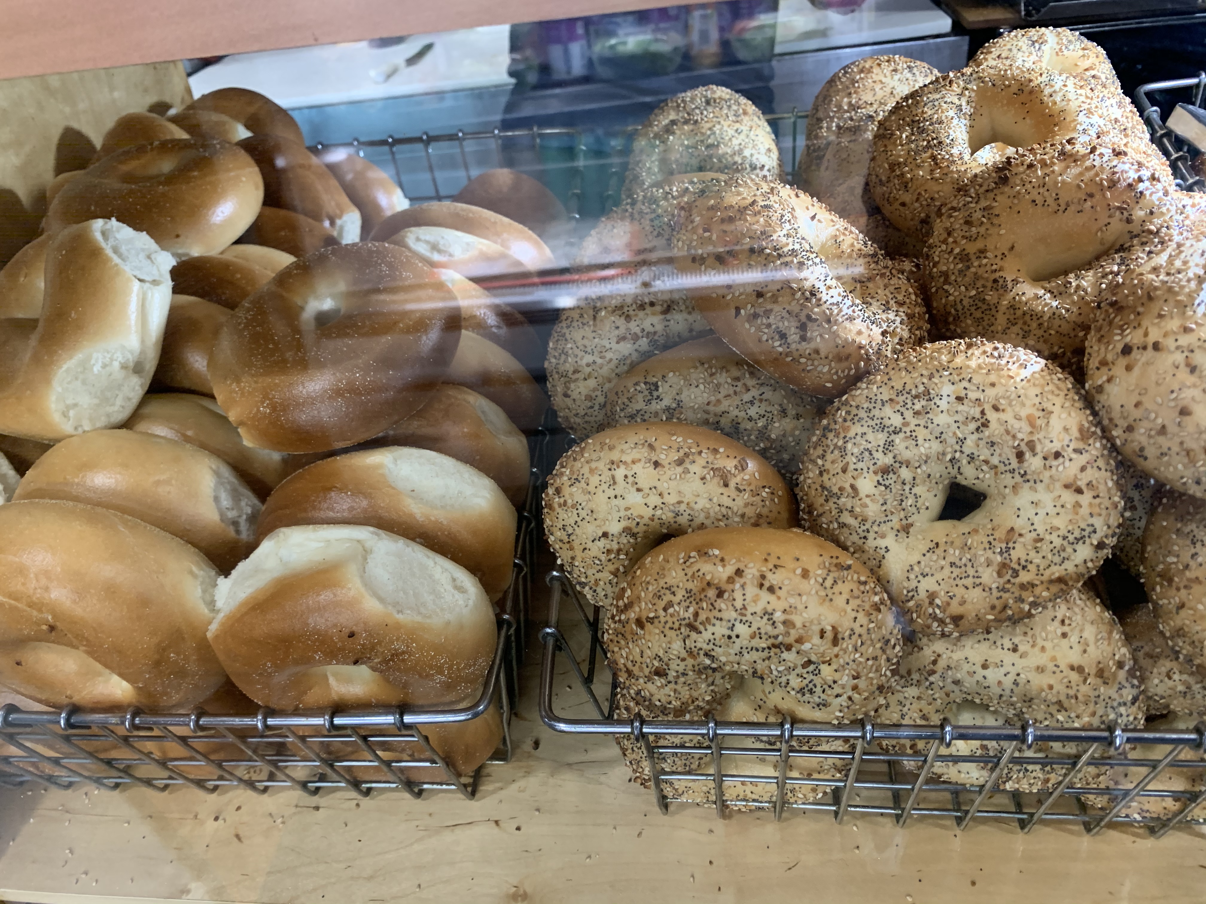Order Dozen Bagels with 2 Free food online from Bagels on kings store, Brooklyn on bringmethat.com