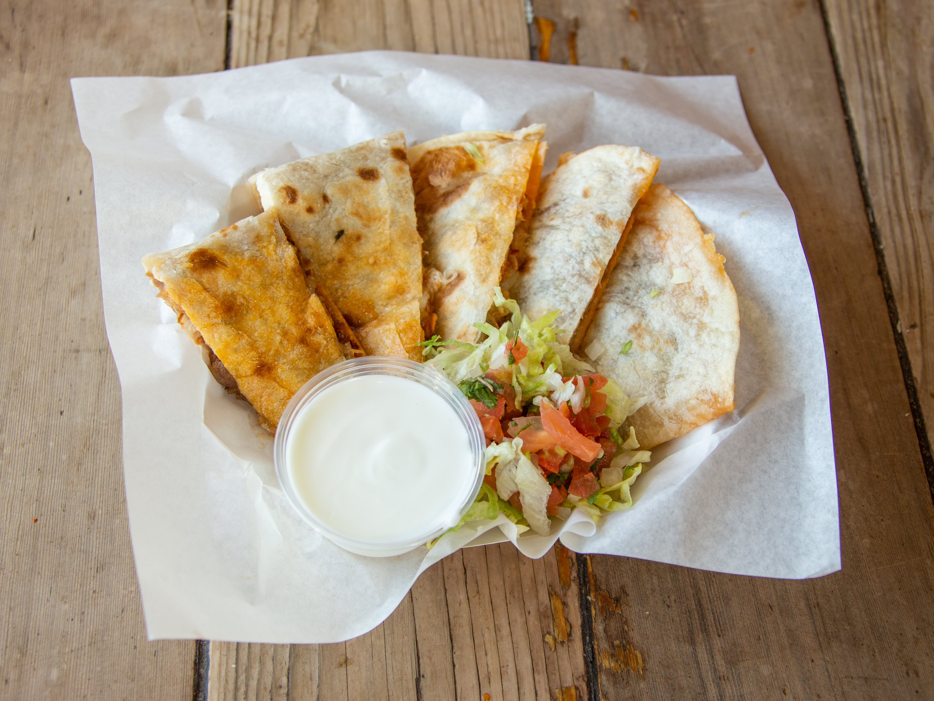 Order Cheese Quesadilla food online from Tortilla Town store, Paso Robles on bringmethat.com