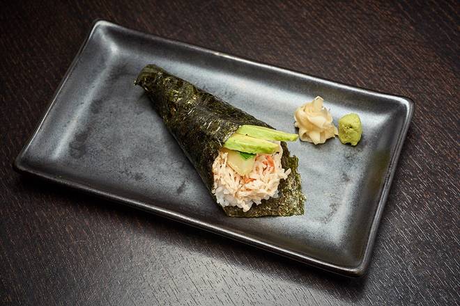 Order CALIFORNIA HAND ROLL food online from RA Sushi store, Leawood on bringmethat.com