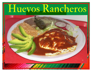 Order Huevos Rancheros Combination Platter food online from El Grullo Restaurant store, Mesa on bringmethat.com