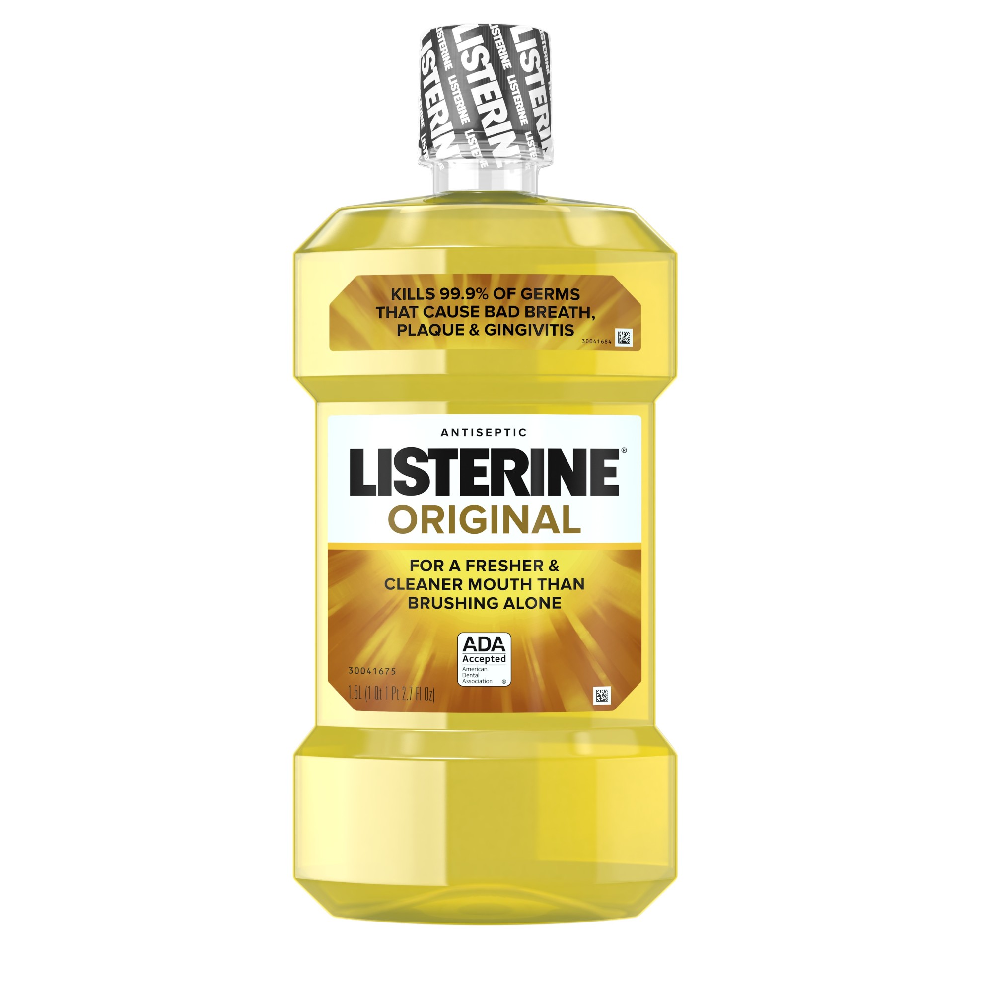 Order Listerine Original Antiseptic Mouthwash for Bad Breath & Plaque - 1.5 L food online from Rite Aid store, MILLER PLACE on bringmethat.com
