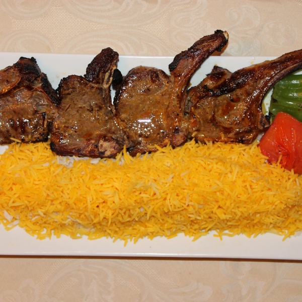 Order Lamb Chops Kebab food online from Rose Persian Restaurant store, Teaneck on bringmethat.com