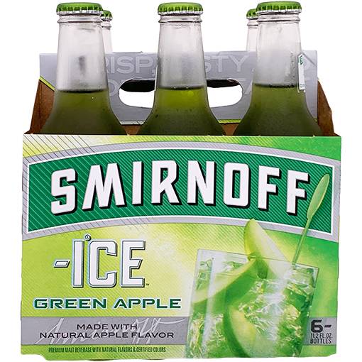 Order Smirnoff Ice Green Apple food online from Red Roof Market store, Lafollette on bringmethat.com
