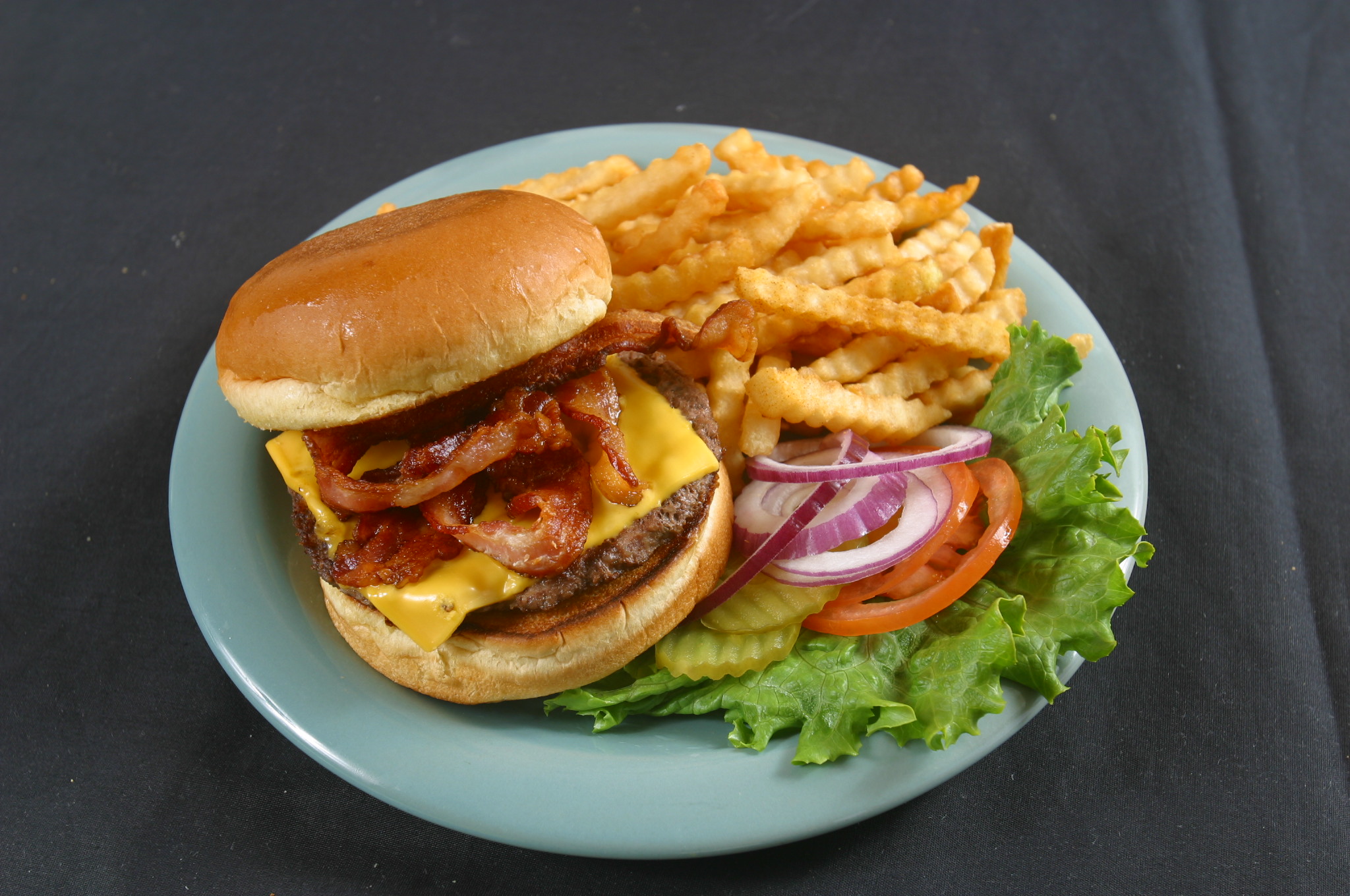 Order Bacon Cheeseburger food online from Masons Chicken & Seafood store, Desoto on bringmethat.com