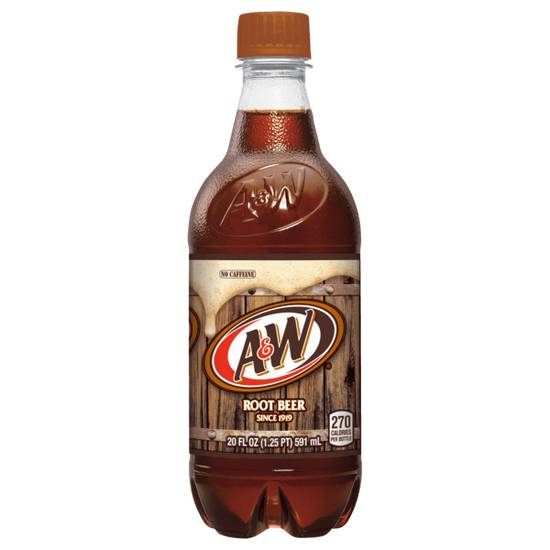 Order A&W Root Beer 20oz food online from Caseys Carry Out Pizza store, West Des Moines on bringmethat.com