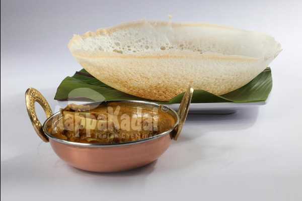 Order AAPPAM WITH GOAT CURRY food online from Aappakadai store, Santa Clara on bringmethat.com