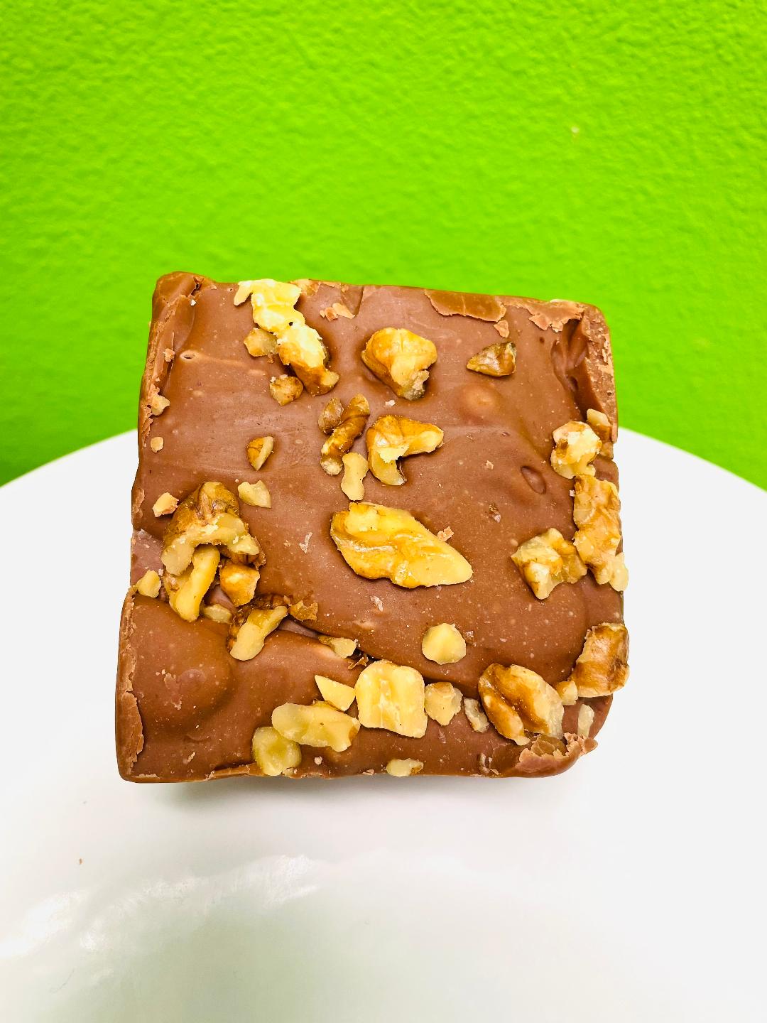 Order Chocolate Walnut Fudge food online from Chocolate Wishes And Treats store, Clovis on bringmethat.com
