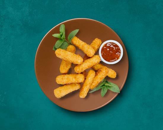 Order Cheesy Mozzarella Strips food online from The Wing Bar store, Philadelphia on bringmethat.com