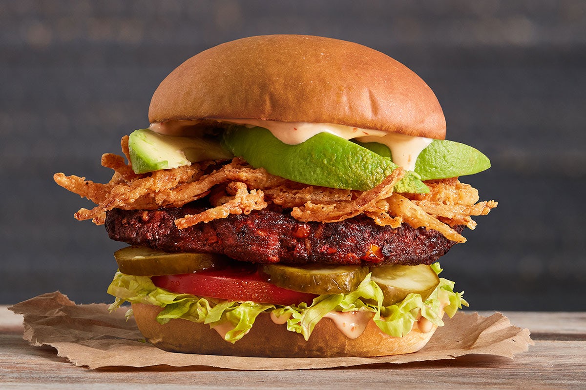 Order The Vegetarian  food online from MOOYAH Burgers, Fries & Shakes store, Boston on bringmethat.com