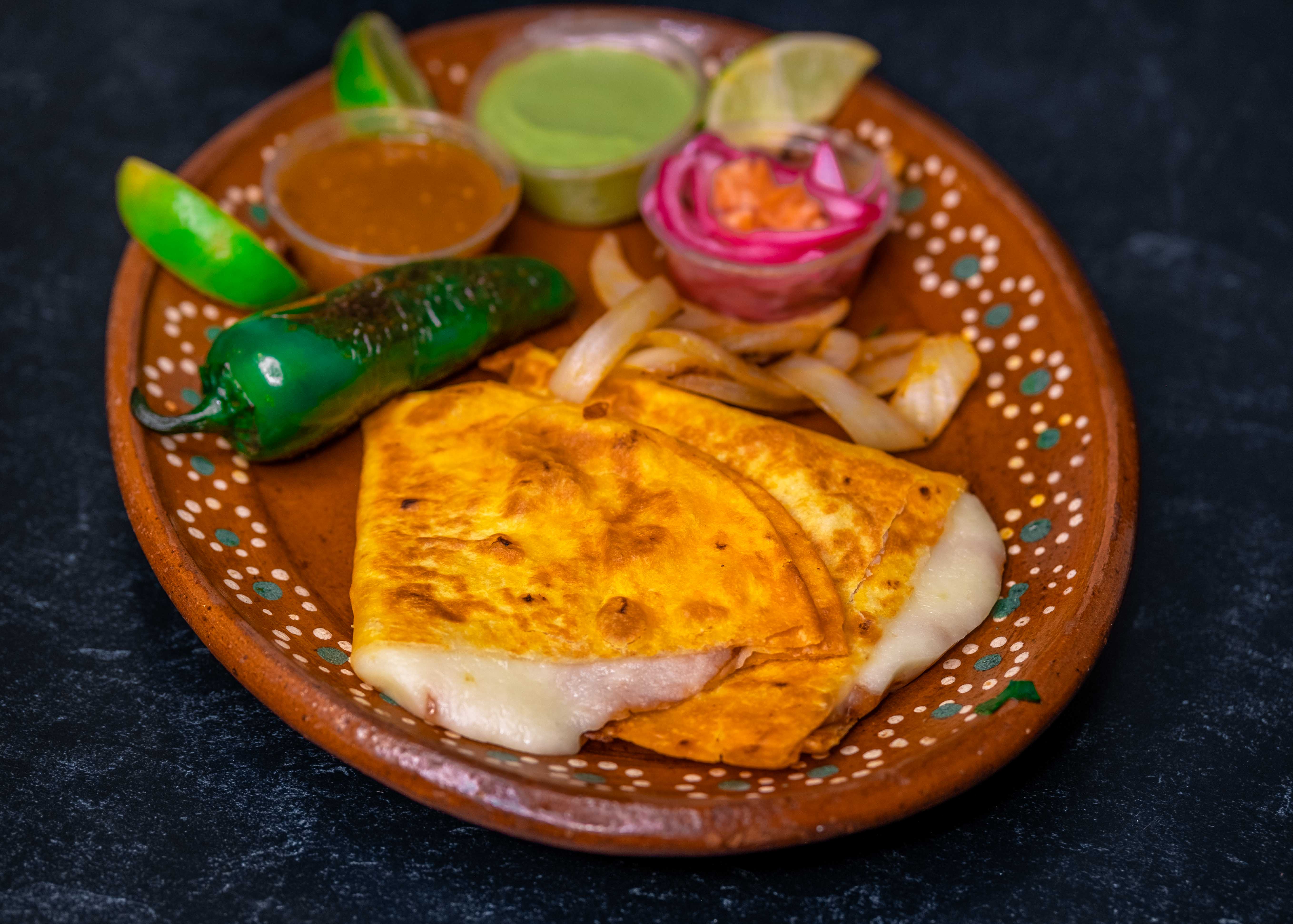 Order Cheese Quesadilla food online from Los Tapatios Taco Grill store, Salt Lake City on bringmethat.com