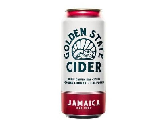 Order Golden State Cider Jamaica - 4x 16oz Cans food online from Wine Expo store, Santa Monica on bringmethat.com