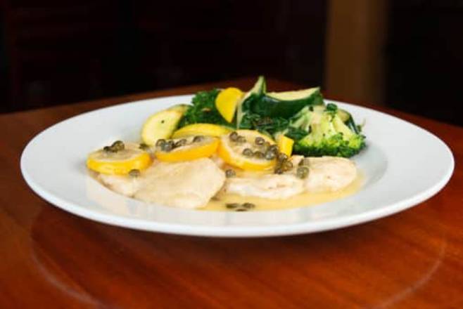 Order Chicken Piccata food online from Gaspare's Pizza House & Italian Restaurant store, San Francisco on bringmethat.com