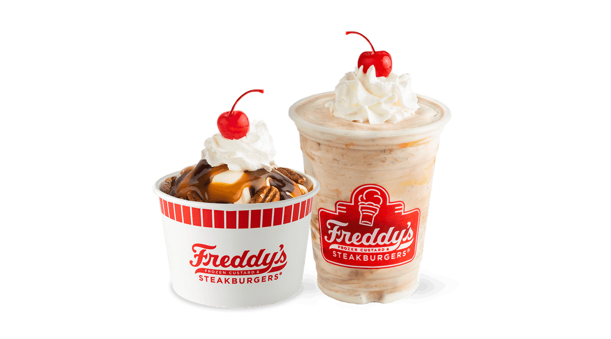 Order Signature Turtle food online from Freddy Frozen Custard & Steakburgers store, Lincoln on bringmethat.com