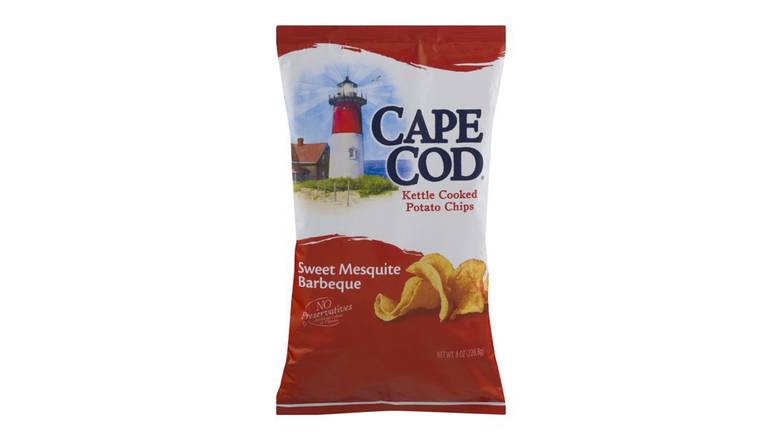 Order Cape Cod Kettle Cooked Sweet Mesquite Barbeque Potato Chips food online from Trumbull Mobil store, Trumbull on bringmethat.com
