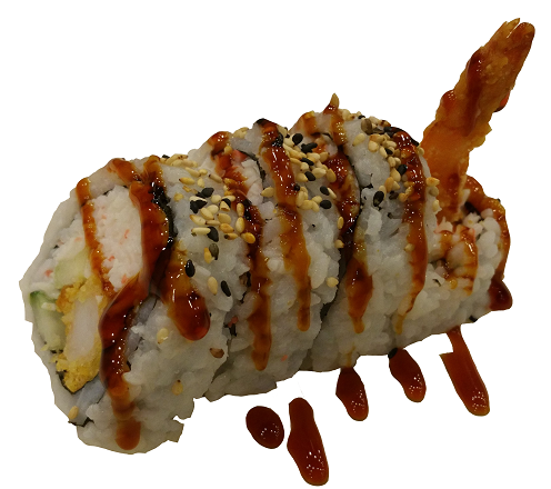 Order Shrimp Tempura Roll ( 4 pc ) food online from Oishii Sushi store, Springfield on bringmethat.com