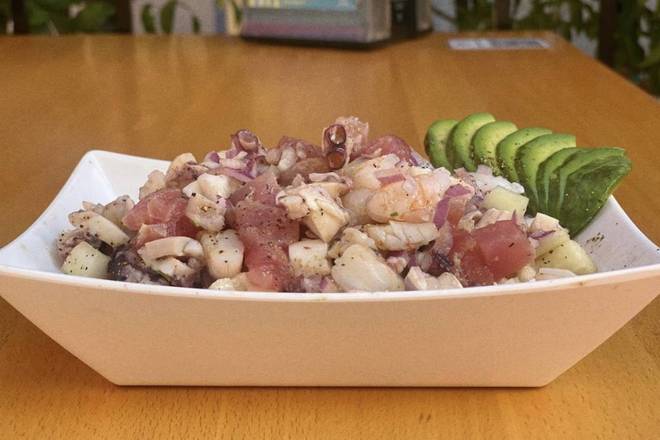 Order Ceviche pirata food online from Miramar Fish Tacos & Beer store, Oceanside on bringmethat.com