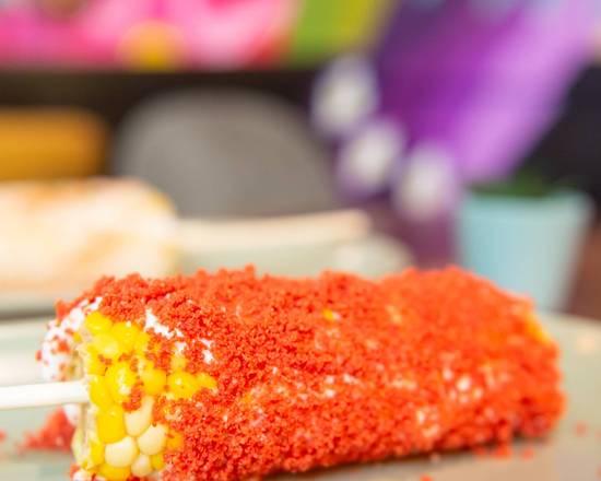 Order Takis Elote food online from Penelope’s Vegan Taqueria store, Chicago on bringmethat.com