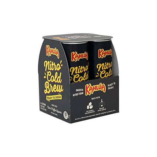 Order Kahlua Nitro Cold Brew (4PK 200 ML) 132908 food online from Bevmo! store, Ladera Ranch on bringmethat.com