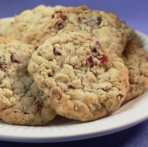 Order Cranberry Oatmeal White Chocolate Chip Cookie food online from Cornerstone Cookie Gifts store, Marietta on bringmethat.com