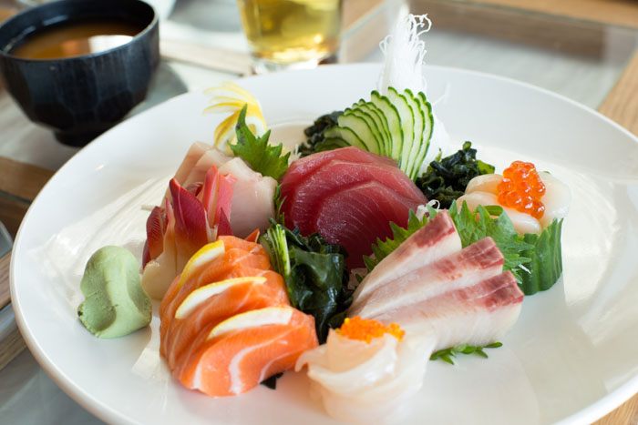 Order Sashimi Entrée food online from I Love Sushi on Lake Union store, Seattle on bringmethat.com