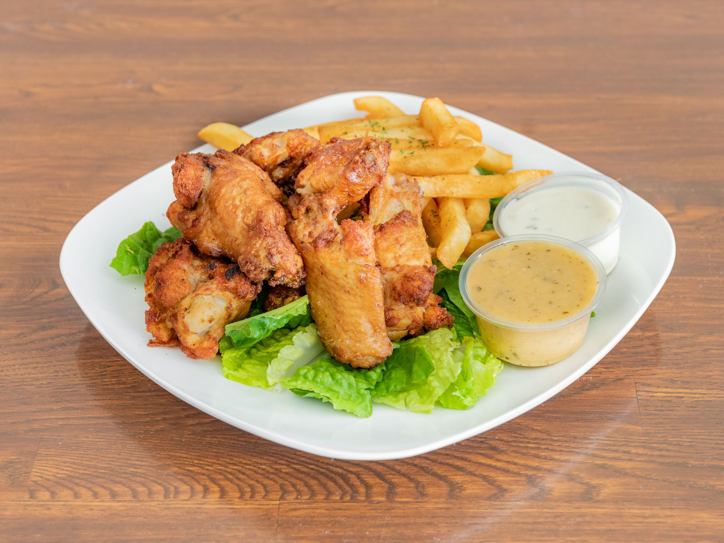 Order Classic Chicken Wings Combo+FRY food online from 4001 Wings store, Pleasanton on bringmethat.com