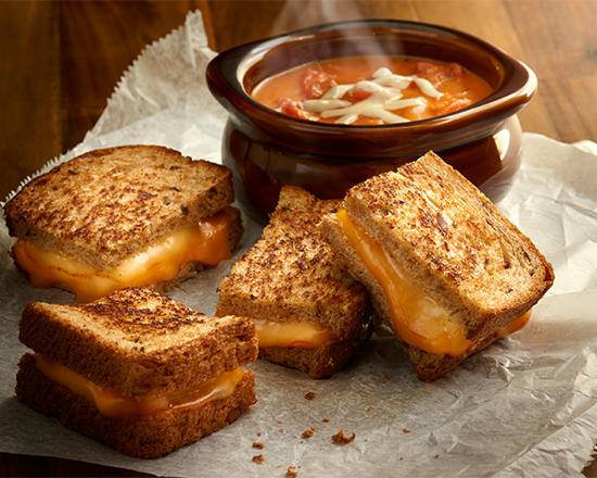 Order Grilled Cheese Sandwich and Tomato Soup Combo food online from Jasons Deli store, Lakewood on bringmethat.com