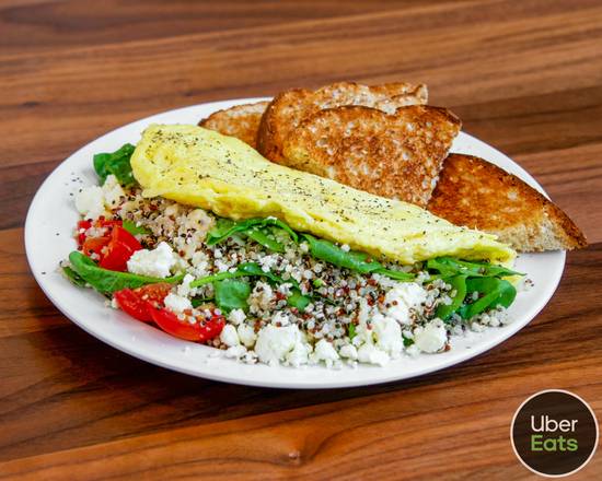Order Summer Quinoa Omelette food online from Perks Coffee & Cafe store, Kenner on bringmethat.com