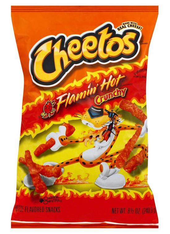 Order Cheetos Flaming Hot Large 8.5 oz food online from Extra Mile 3062 store, Vallejo on bringmethat.com