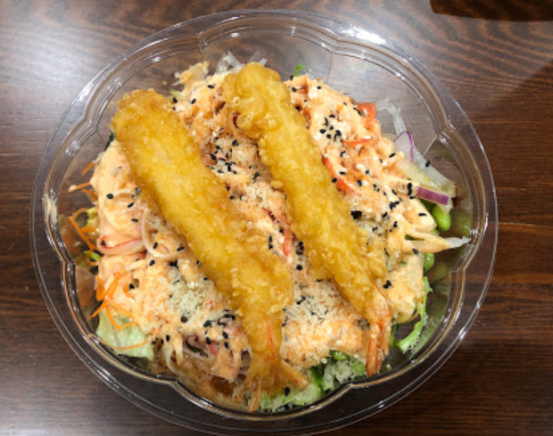 Order P3. Shrimp Tempura Poke Bowl food online from Kylin Asian Fusion store, Palmyra on bringmethat.com