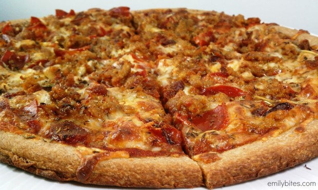Order Meat Lover Pizza food online from Little italy pizza store, Brooklyn on bringmethat.com