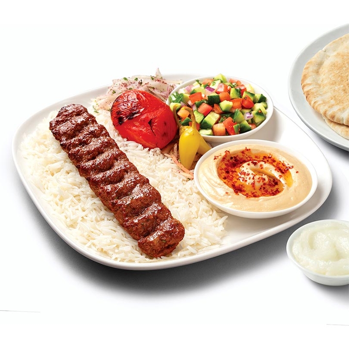 Order Lule Kabob Plate food online from Zankou Chicken store, Vernon on bringmethat.com