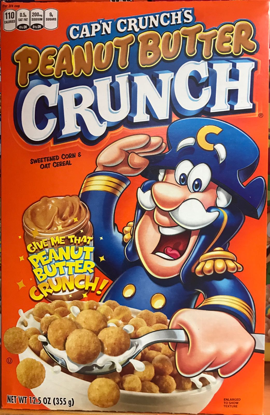 Order Cap'n crunch's peanut butter crunch (grocery) food online from Crescent Gourmet store, Astoria on bringmethat.com
