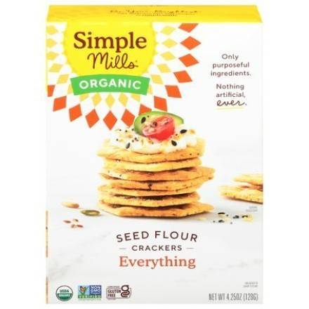 Order Simple Mills Vegan Seed Flour Crackers (4.25 oz) food online from 7-Eleven By Reef store, Marietta on bringmethat.com