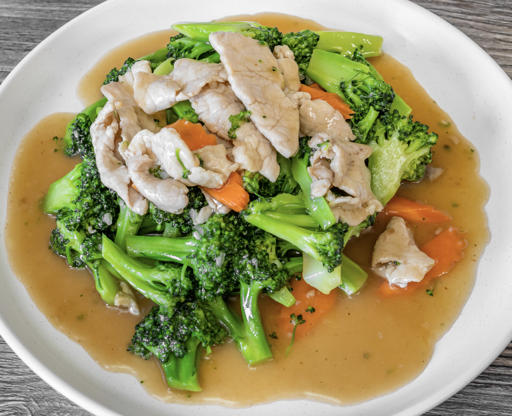 Order Broccoli with oyster Sauce food online from Sriracha Thai Restaurant store, Carson on bringmethat.com