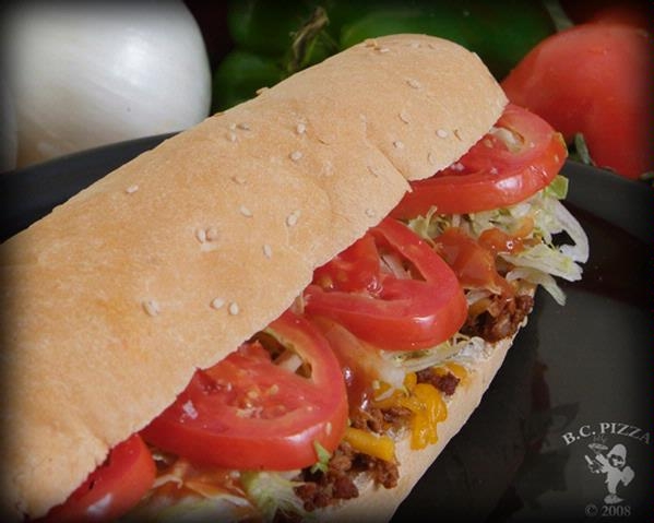 Order Taco Sub food online from B.C. Pizza store, Traverse City on bringmethat.com
