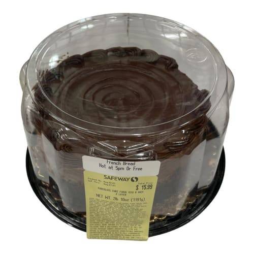 Order Chocolate Cake Fudge Iced 2 Layer (8 inches) food online from Safeway store, Rehoboth Beach on bringmethat.com